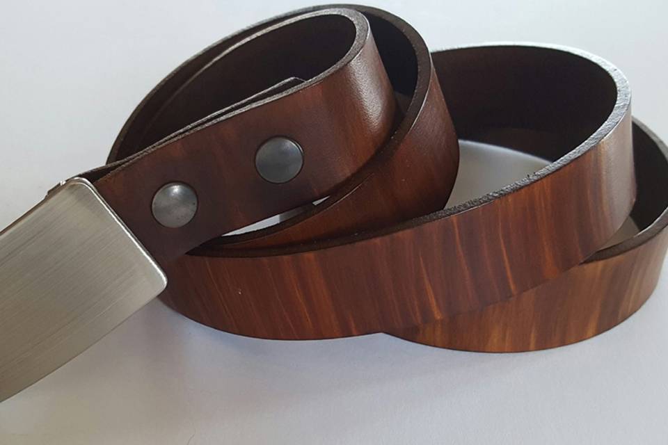 Bronze Woodgrain w/Fawn Belt