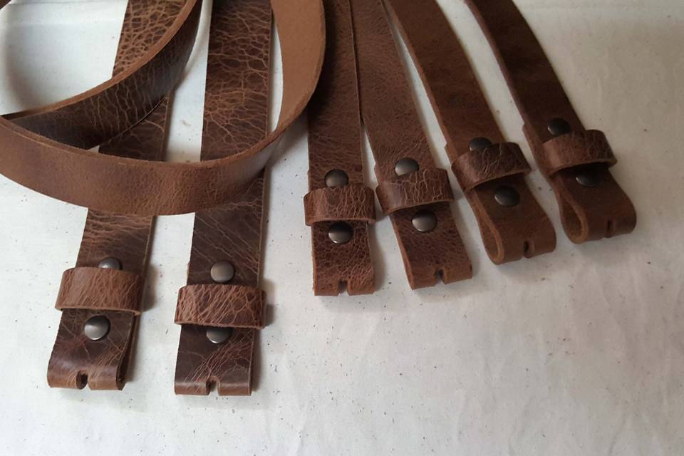 Mahogany Leather Belts