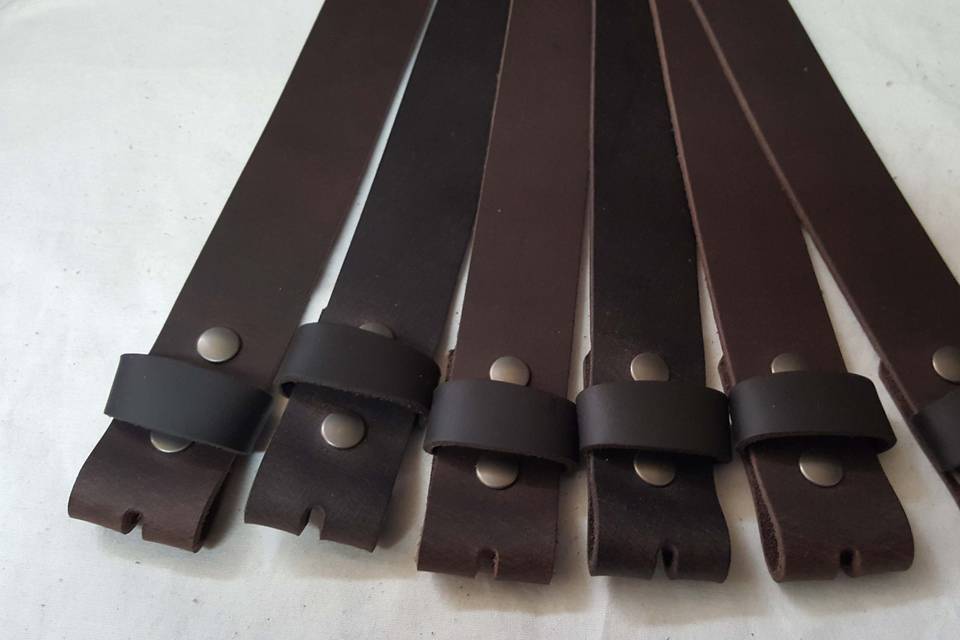 Dark Brown Leather Belts