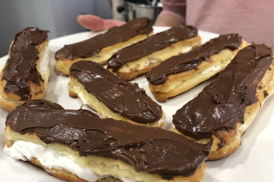House made Eclairs