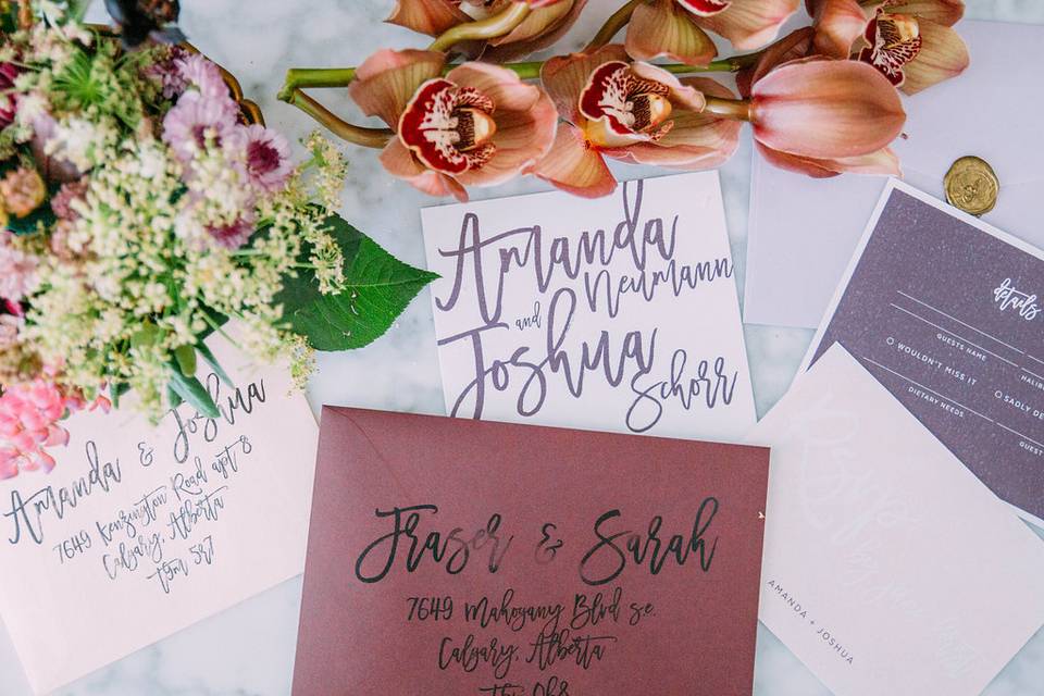 Calgary Wedding Invitations