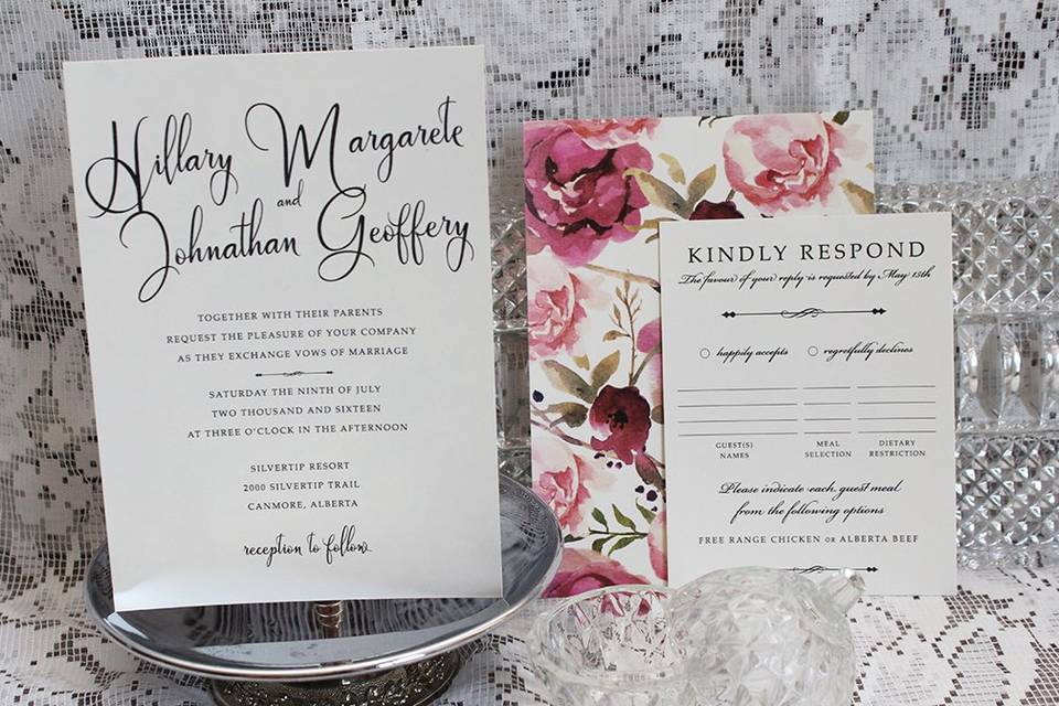 Calgary Wedding Invitations