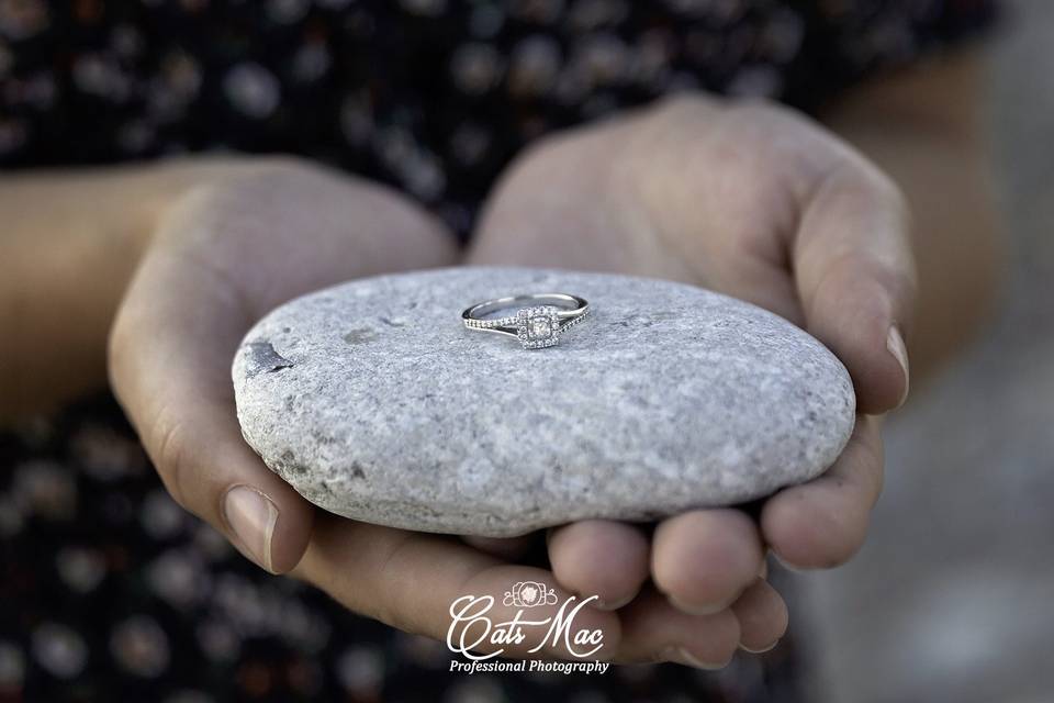 Ring on a rock