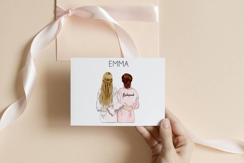 Bridesmaid proposal card