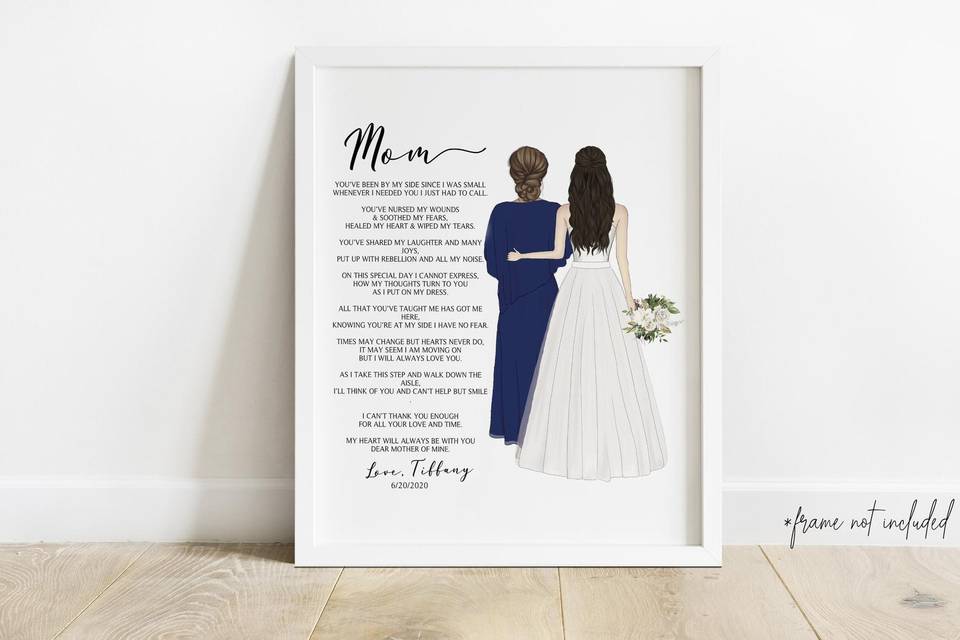 Mother of the bride print