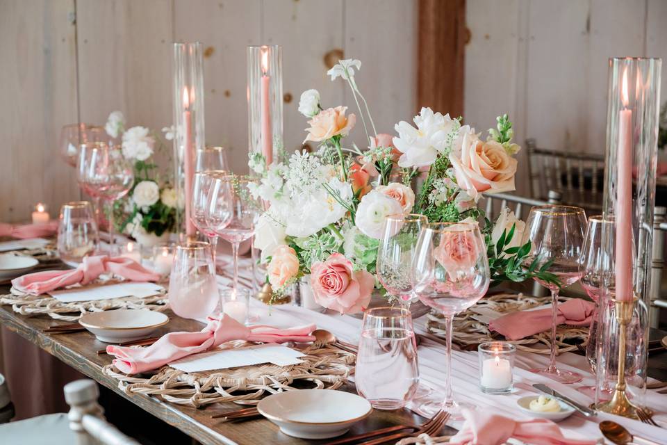 Pink Wedding Details