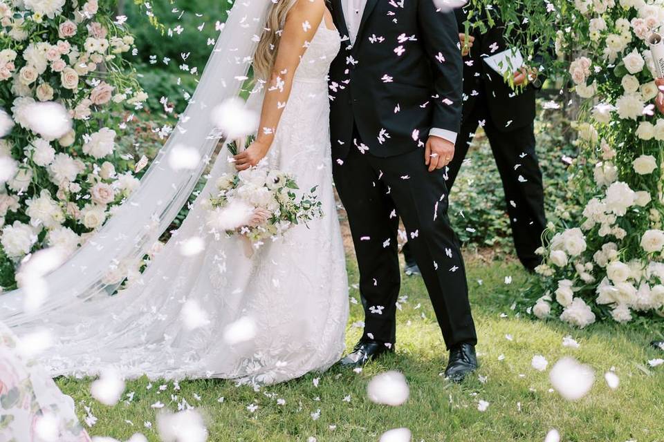 Floral Hoop Ceremony