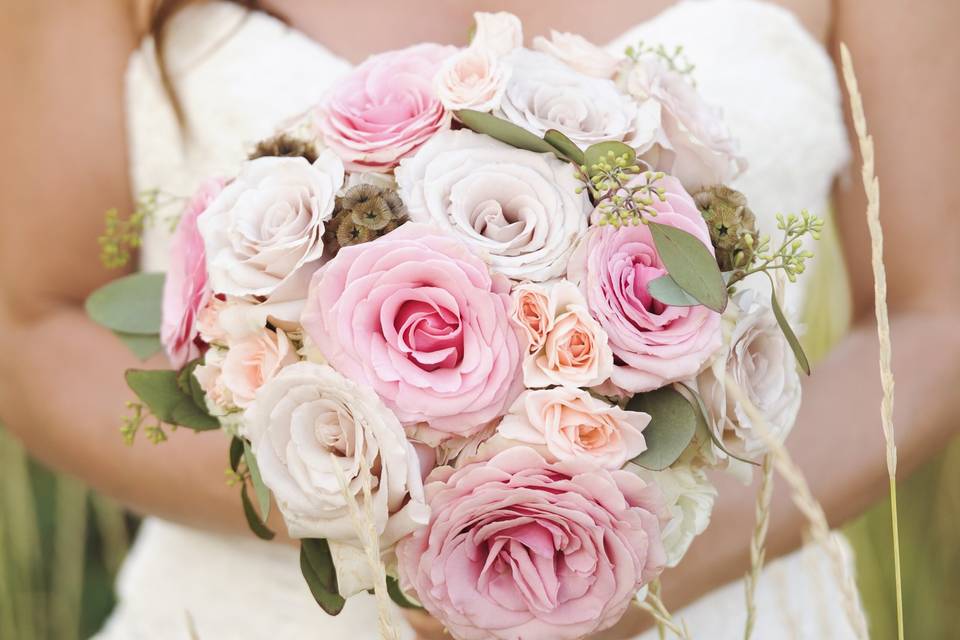 Dusty Rose Bouquet