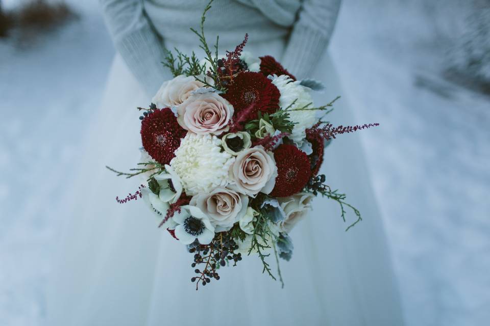 Calgary Winter Wedding