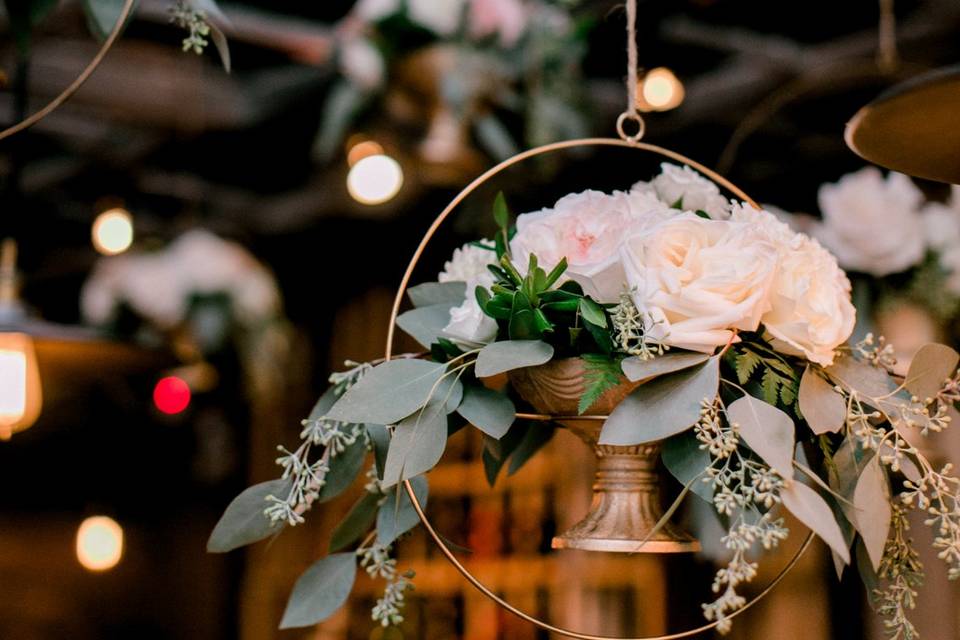 White bouquets