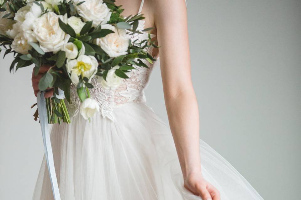 White Bridal Bouquet