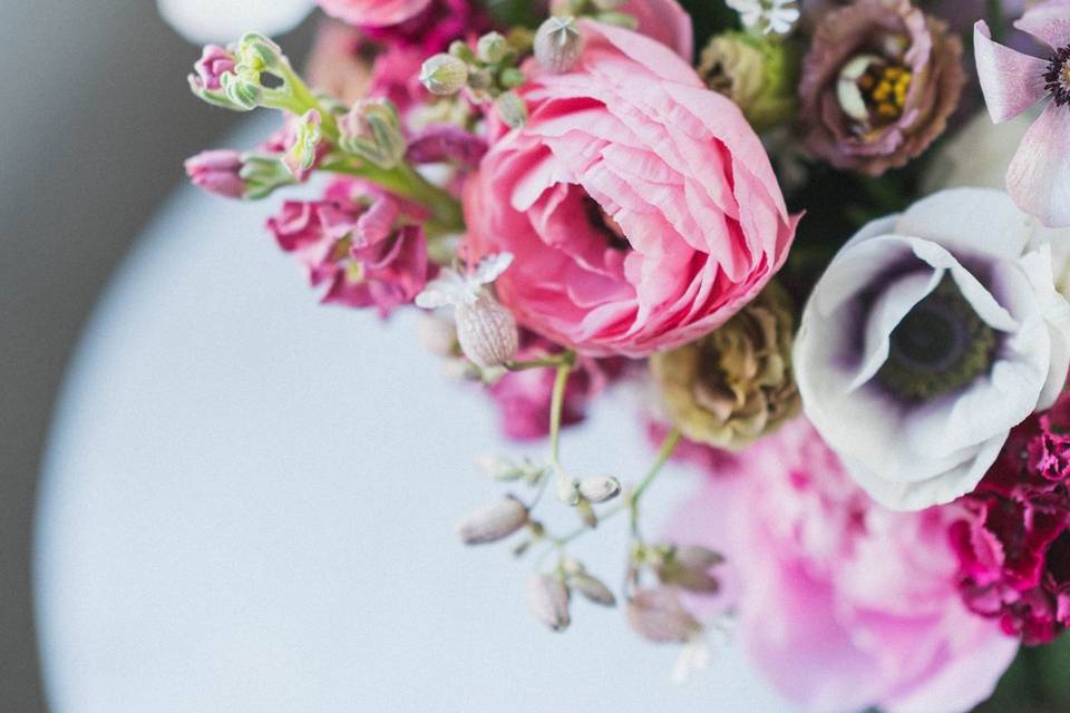 Ranunculus and Anemone Bouquet