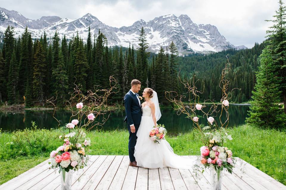 Island Lake Lodge Wedding