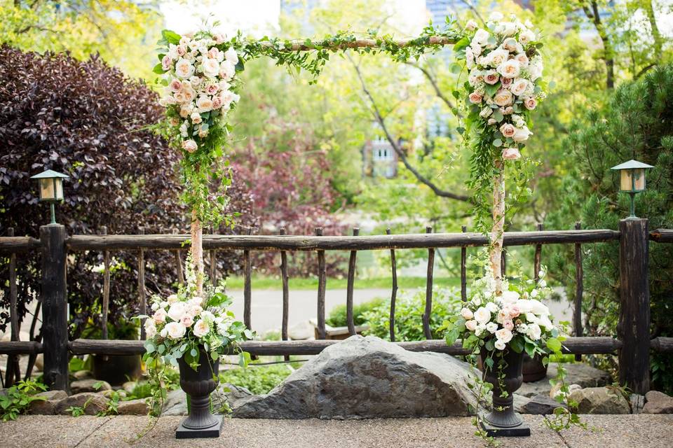 River Cafe Floral Arbour