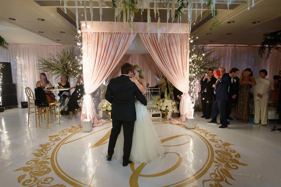 First Dance White Dancefloor