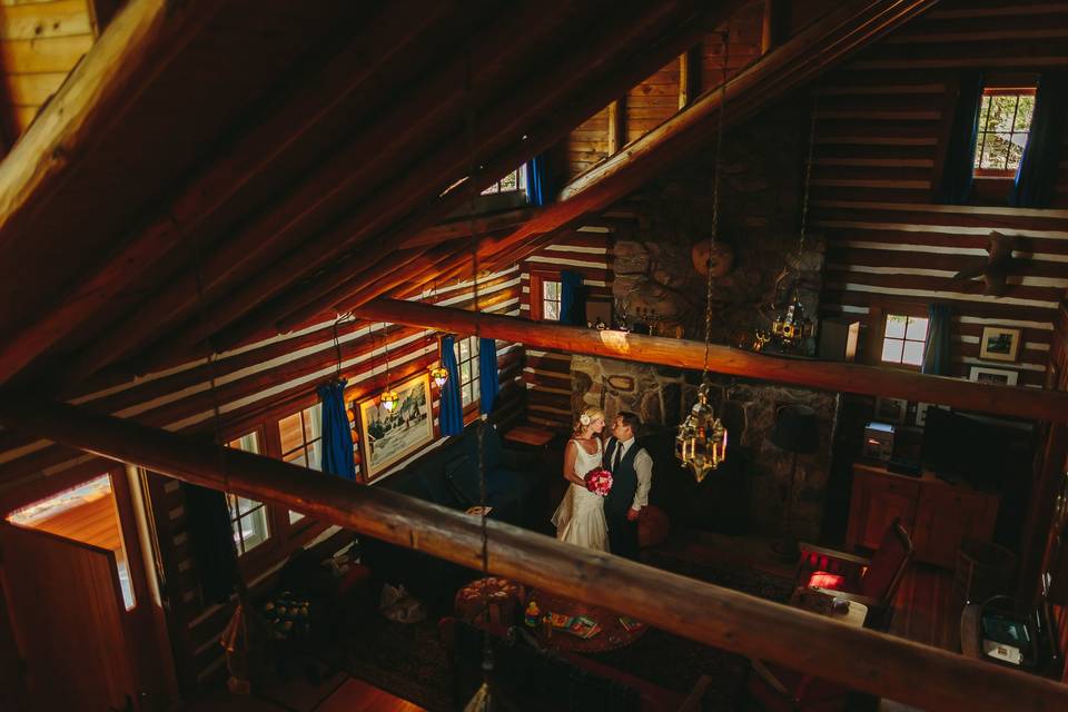 Heritage cabin wedding