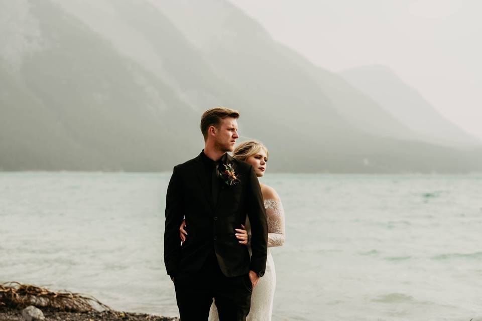 Abraham Lake Elopement