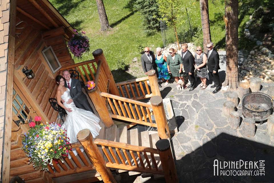 Elope in Banff summer wedding