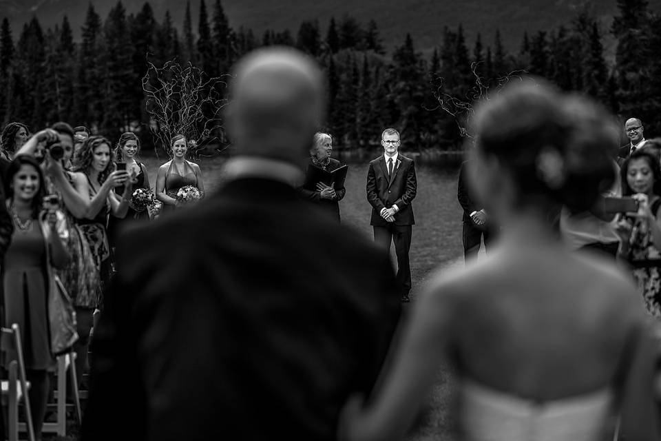 Jasper outdoor wedding