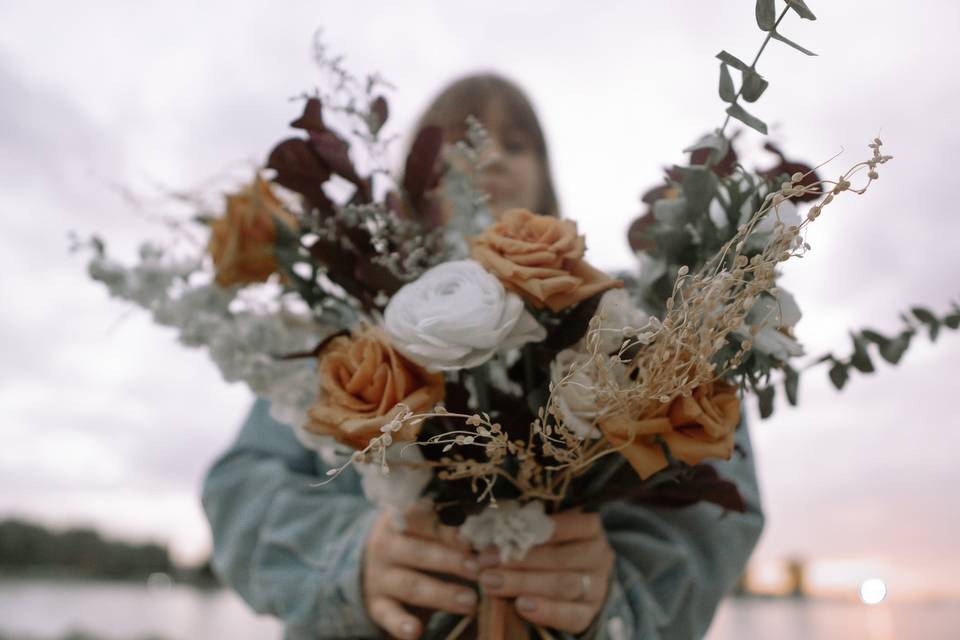 Blushing bouquet