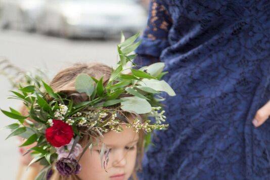 Rustic flower crown