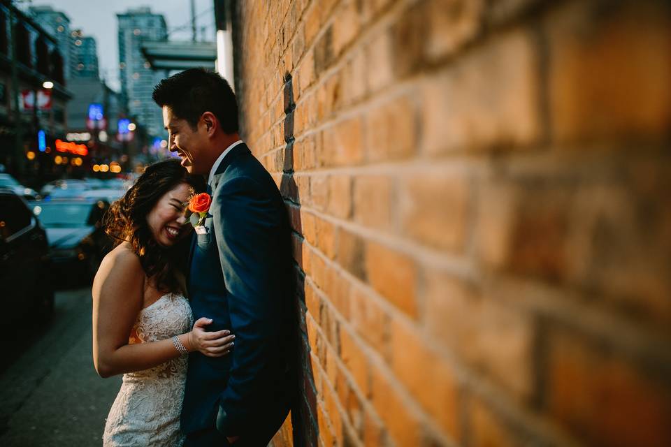 Vancouver BC Brick Wedding