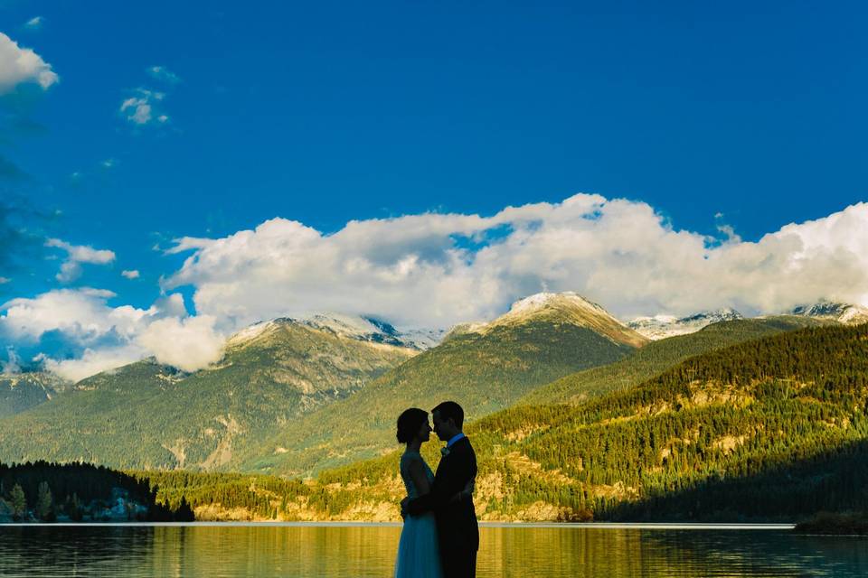 Whistler Mountain Lake Wedding