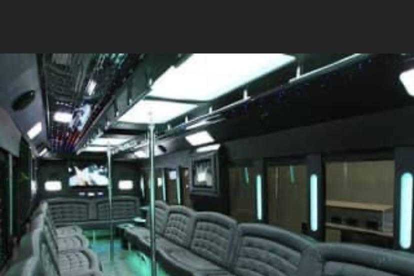 Partybus interior 16-28 pax