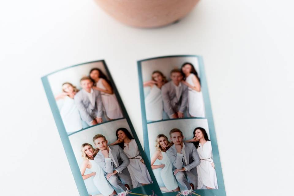 Printed photo strips