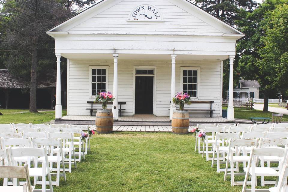 Garden ceremony