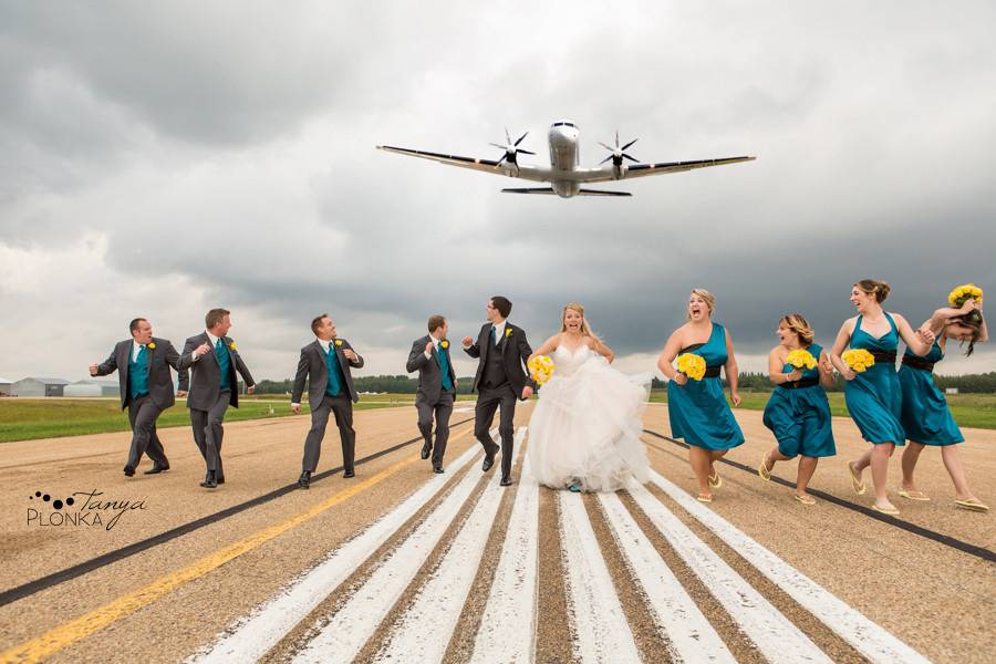 Edmonton airplane runway