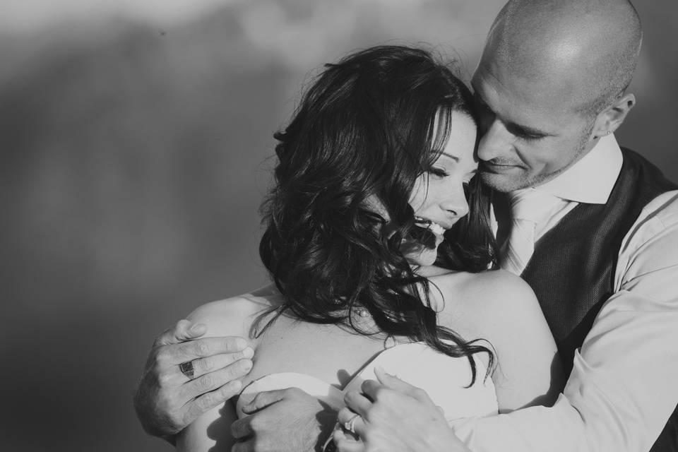 Calgary, Alberta bride and groom