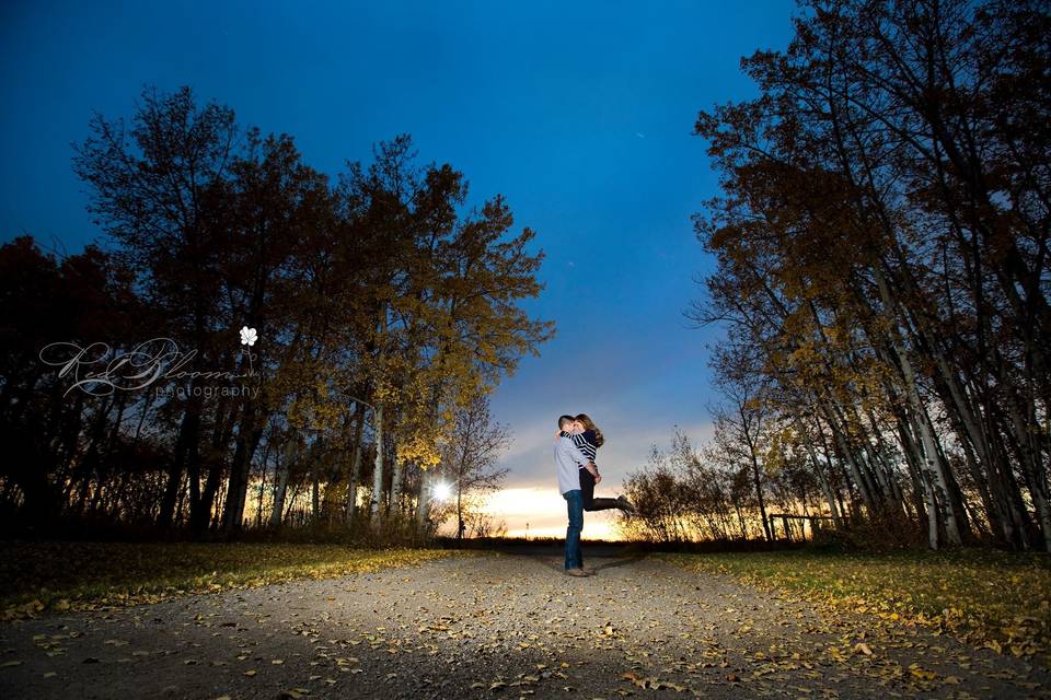 Calgary, Alberta bride and groom