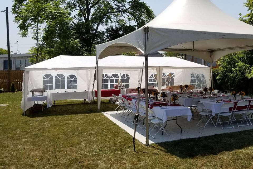 Tented event