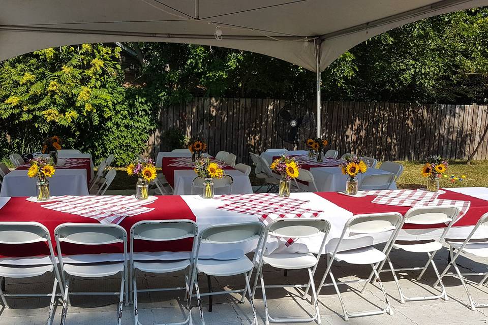 Table setup