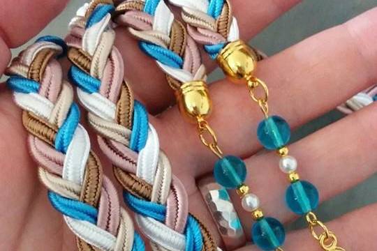 Handbraided handfasting cord