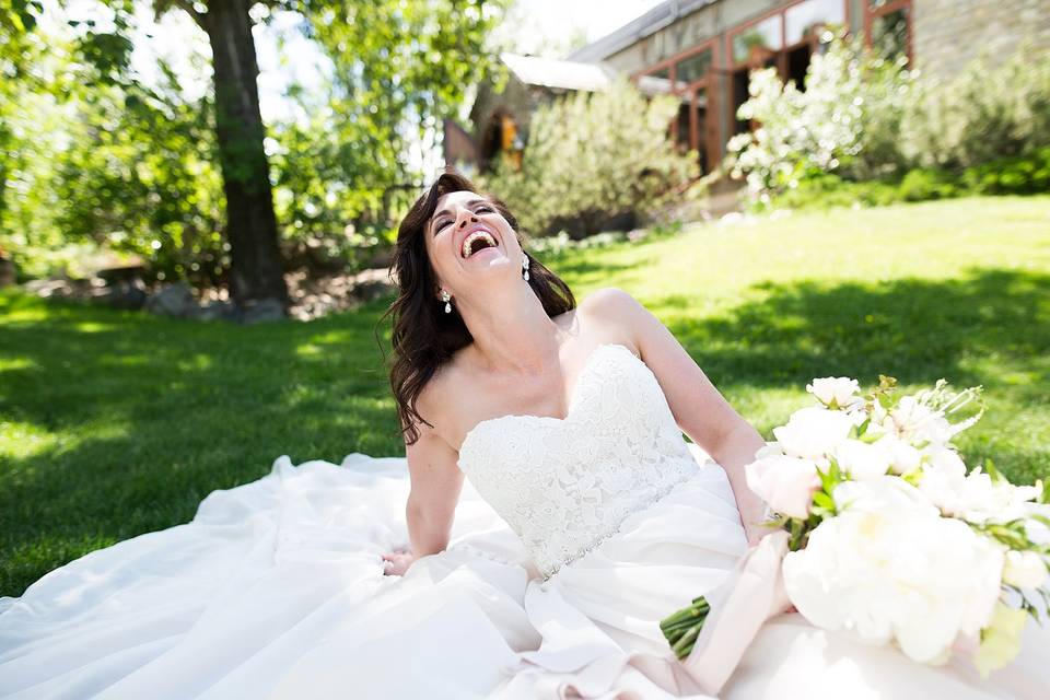 Black and white bridals