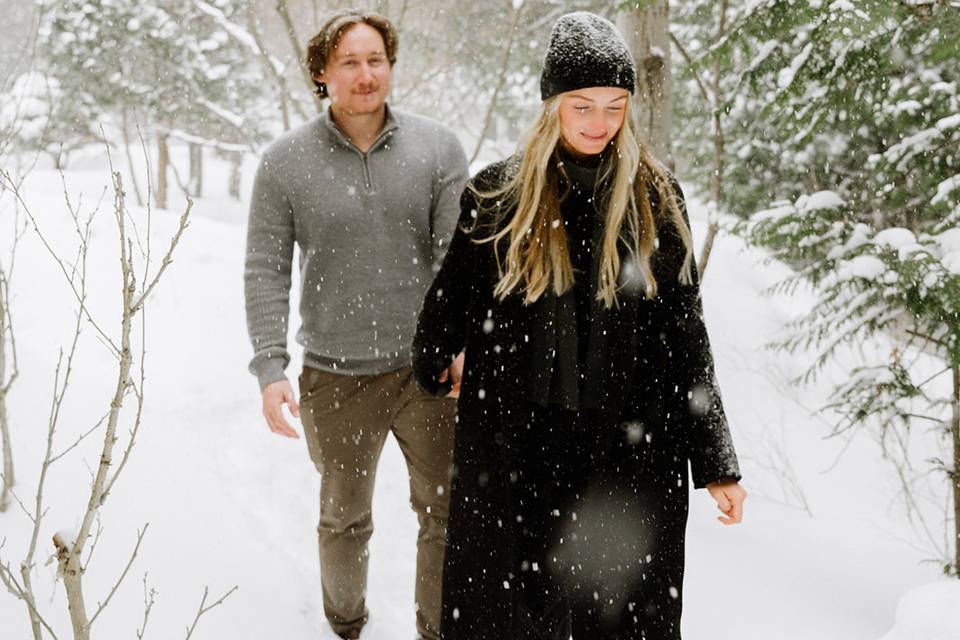 Winter Engagement Photos