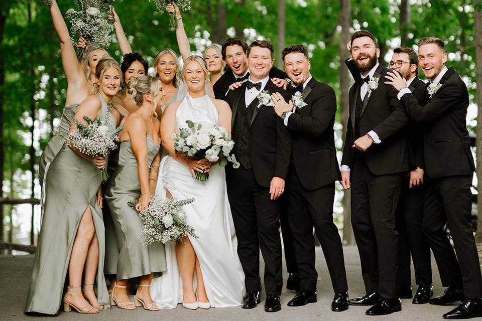 Whistle Bear Wedding Party