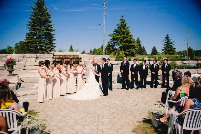 Rockwall waterfall Ceremony