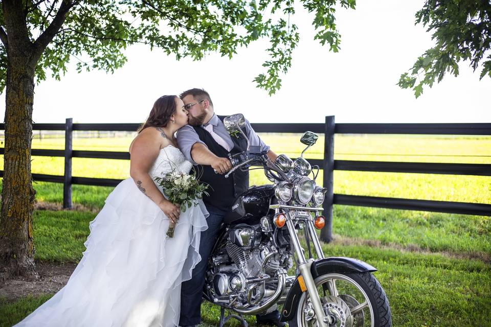 Motorbike couple