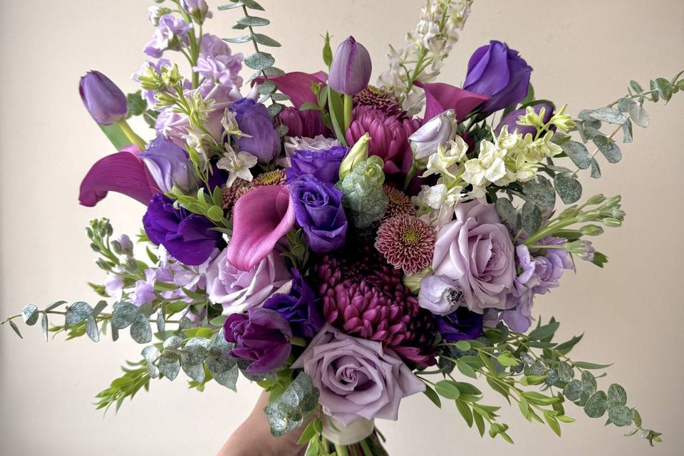 Purple Dream Bridal Bouquet