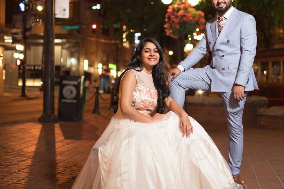 Bride and groom