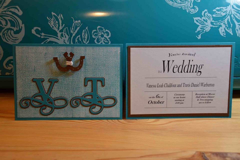 Red Deer, Alberta wedding invitations