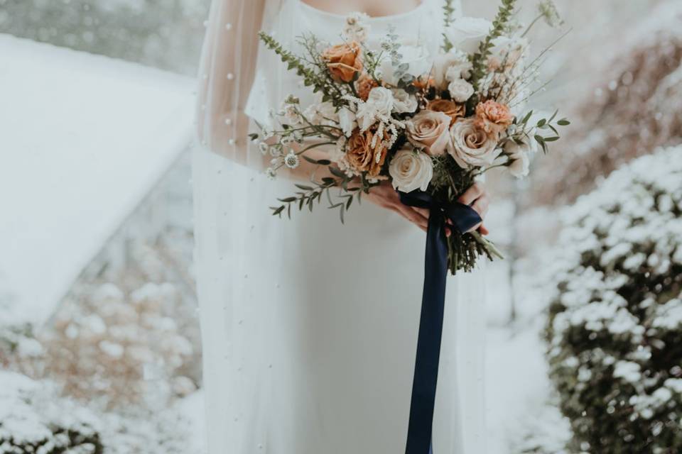 Snow wedding