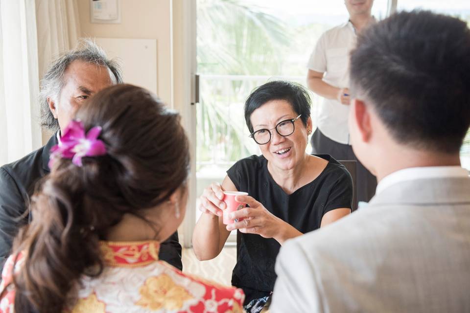 Candid Tea Ceremony