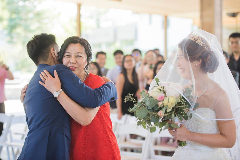 Moment with her flower