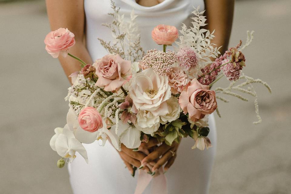 Bride's floral bouquet