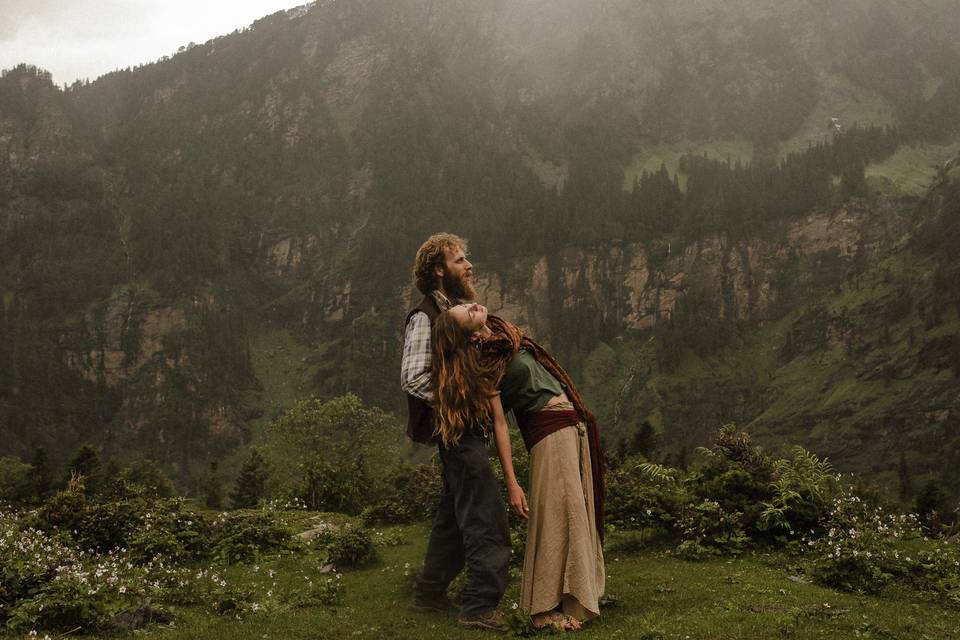 Engagement session in india