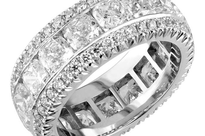 5 Stone Cushion Cut Diamond Halo Eternity Band.jpg